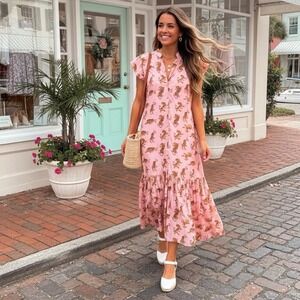 Darlington Isle Tiger Maxi Dress in Medium